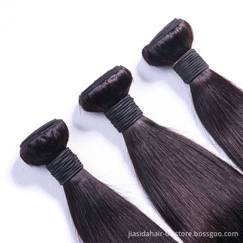 3pcs 8a 9a 10a Cheap Bulk Black 100 Weave Raw Mink Brazilian Bundles Cuticle Aligned Human Hair Extension